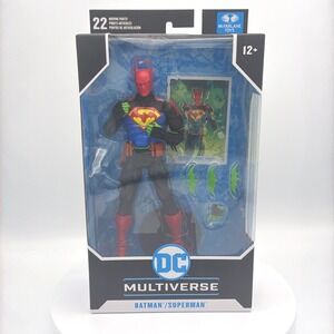 McFarlane Toys Action Figure New Batman Superman Fusion DC Multiverse